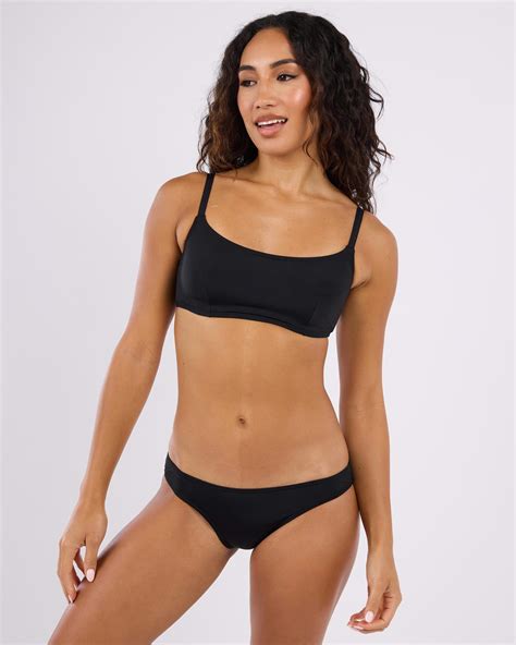 Shop Billabong Sol Searcher Lowrider Bikini Bottom In Black Pebble