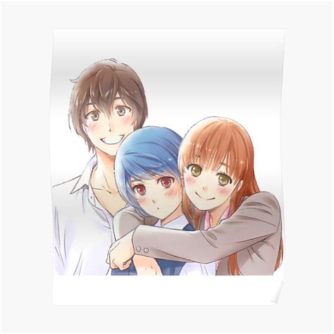 Domestic Girlfriend Natsuo X Rui And Hina Classic Poster For Sale