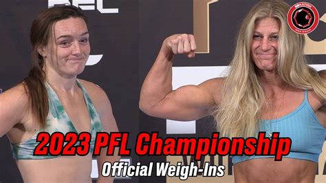 Aspen Ladd Makes Weight First At Pfl Championship Official Weigh