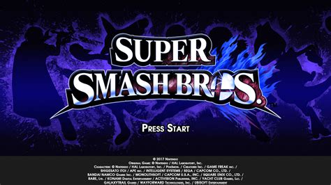 New Super Smash Bros Title Screen By Livingdeadsuperstar On Deviantart