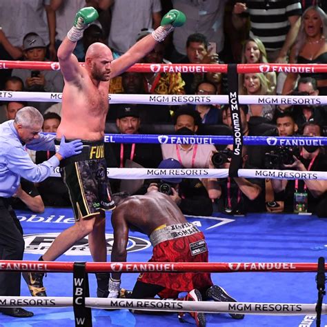 Tyson Fury knocks out Deontay Wilder after five knockdowns - Daily Post ...