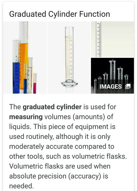 Graduated Cylinder Meaning In Science