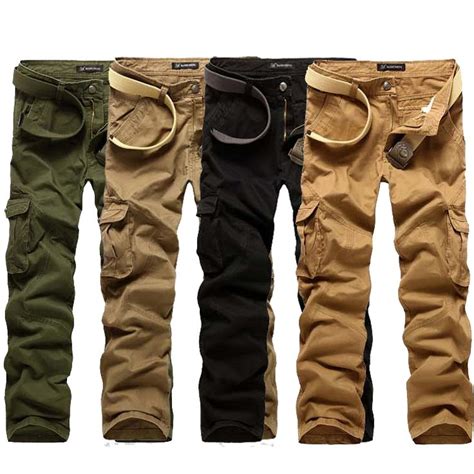 Camouflage Pants For Men Slim Fit Cargo Pants New Man Mens Pants