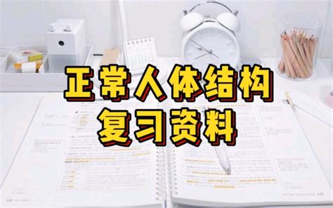 专业课《正常人体结构》重点笔记＋知识点总结，适用于大学期末复习｜考研复习， 哔哩哔哩