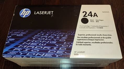 New Genuine Hp 24a Black Toner Cartridge Q2624a For Hp Laserjet 1150 Ebay