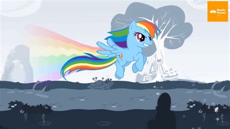 My Little Pony Rainbow Runners Rainbow Dash Pinkie Pie Run Youtube