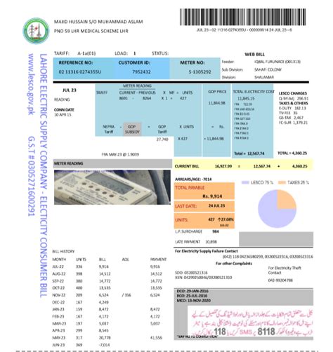 Lesco Bill Online 2024 Download Duplicate Lesco Bill