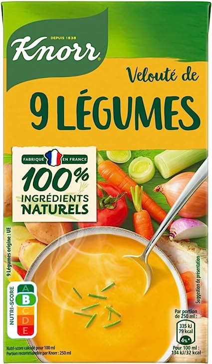 Knorr Soupe Liquide Saveurs Velout De L Gumes Fabriqu En France