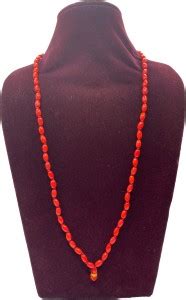 Mahant Ji Natural And Original Rare Beads Orange Coral Or