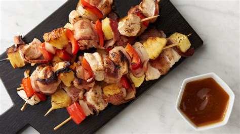 Bacon Pineapple Chicken Kabobs Recipe