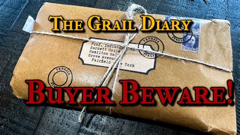 The Grail Diary Unboxing Indiana Jones Prop Replica Youtube