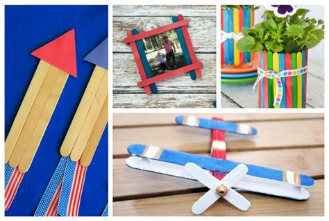Kids Popsicle Stick Crafts | 10 Simple Craft Stick Creations | Trish Sutton