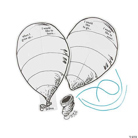 Oh The Places Youll Go Hot Air Balloon Template