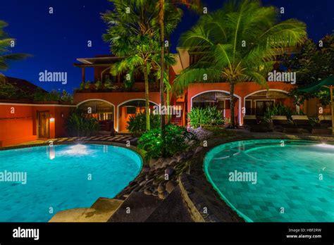 Pool in hotel on island Bali Indonesia Stock Photo - Alamy