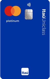 Cart O De Cr Dito Ita Uniclass Platinum Mastercard