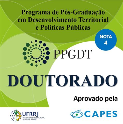 O Ppgdt Agora Tamb M Tem Curso De Doutorado