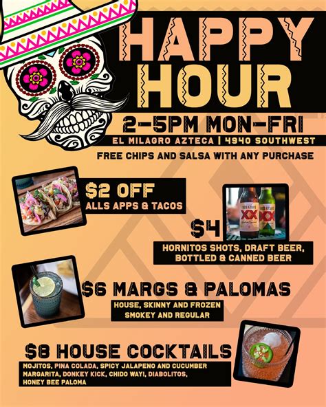 HAPPY HOUR — MILAGRO AZTECA