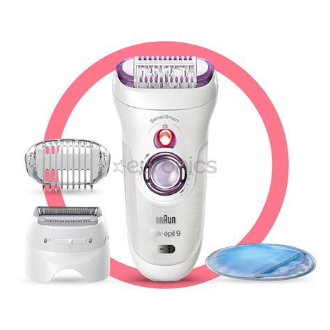 Braun Silk-epil 9 SensoSmart, valge - Epilaator, SES9710 | Euronics