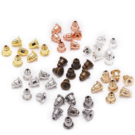 Stks Partij Oorbel Studs Rug Stopper Scrolls Ear Bevindingen Diy