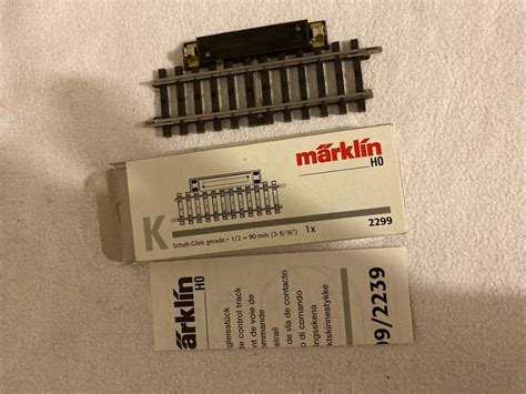 K Gleis Schaltgleis Märklin Art 2299 neu und ov Kaufen auf Ricardo