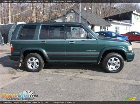 1999 Isuzu Trooper S 4x4 Forest Green Mica Gray Photo 4