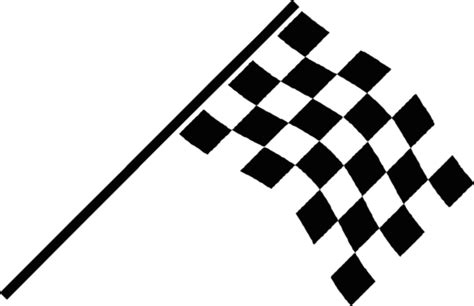 Finish Flag Vector Png Images Illustration Finish Flag Line Checkered Modern Chequered Flat