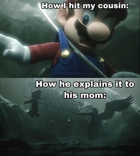 Seems like Sephiroth killed Mario but spared him : r/MemeTemplatesOfficial