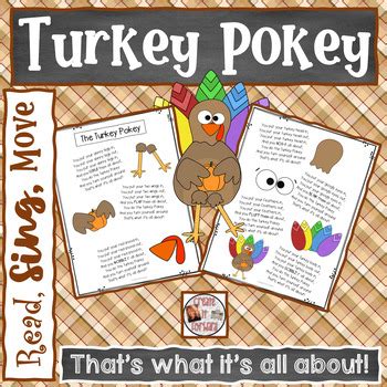 The Turkey Hokey Pokey Song and Movement Activity by Create It Forward