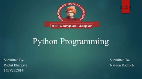 Python Ppt PPT