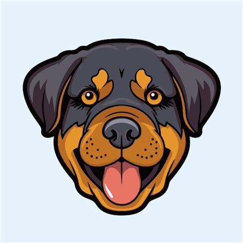 Premium Vector | A dog head with a big nose and a big nose.