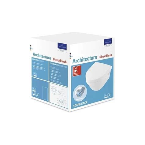 Set Vas Wc Suspendat Villeroy Boch Architectura Compact Direct Flush