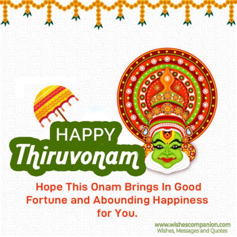 Happy Thiruvonam 2023 Wishes, Messages and Images