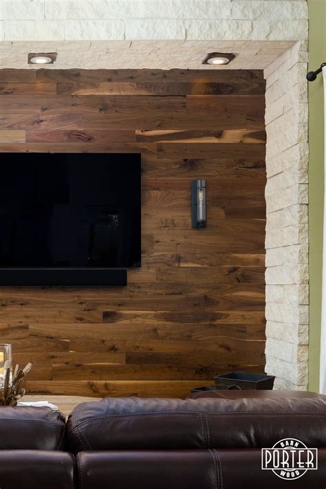 Charming Walnut Wall Porter Barn Wood