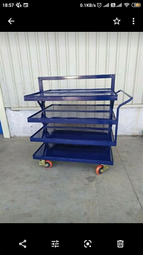 Mild Steel Material Handling Trolleys For Industrial At Rs Piece