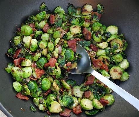 Brussel Sprouts With Bacon Garlic Clean Food Crush