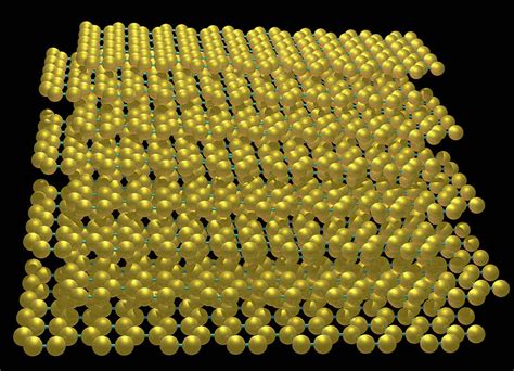 Molecular Model Of Stacked Layers Of Graphene Digital Art By Callista