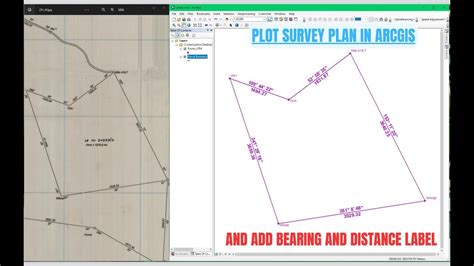 How To Plot Survey Plan In Arcgis By Importing Coordinates Data Add