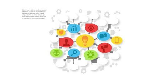 Group Of Colorful Icons PowerPoint | Template Free Download - Pikbest