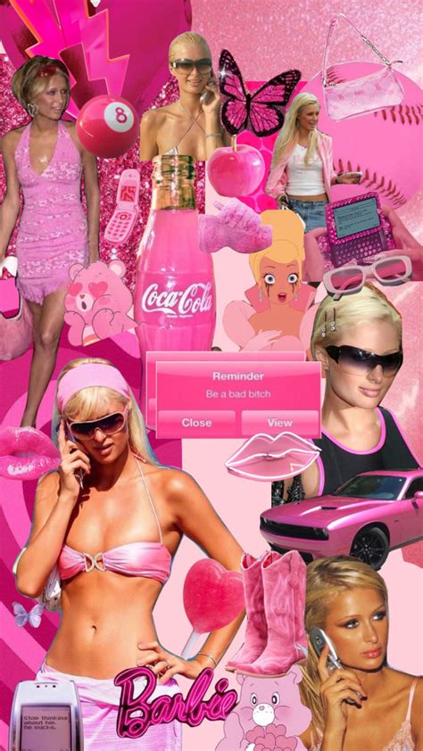 Y2k Paris Hilton Aesthetic Y2k Bimbo Aesthetic Wallpaper 2000s Paris