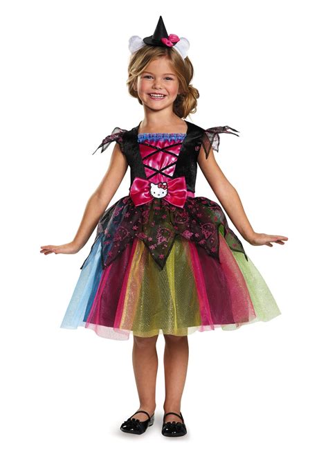 Girls Hello Kitty Witch Costume - Witch Costumes