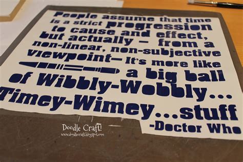 Wibbly Wobbly Timey Wimey Stuff Wallpaper