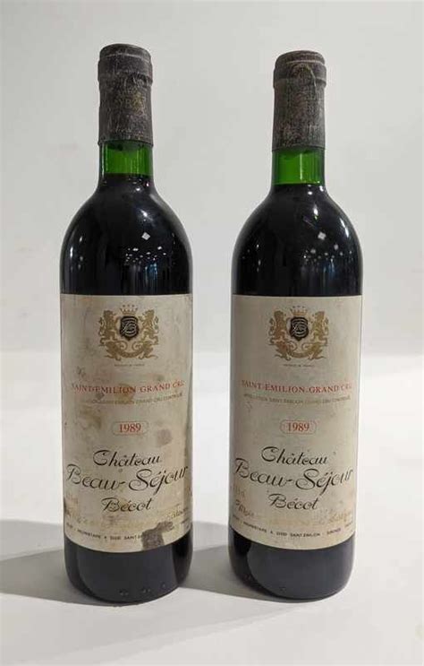 2 Blles CH BEAU SEJOUR BÉCOT Saint Emilion 1er