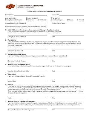 Fillable Online Medicine Okstate Form Loa Req Fax Email Print