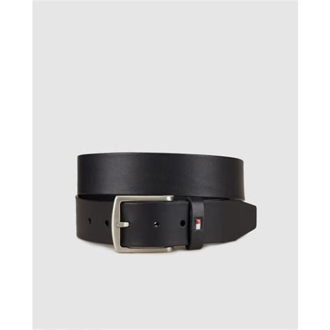 Tommy Hilfiger Cinto Pele c Logótipo Preto 95 A22672869 Kuantokusta