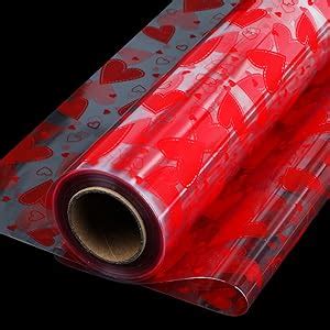 Amazon Diyasy Cellophane Wrap Roll Hearts Design Ft X