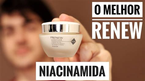 Melhor Creme Com Niacinamida - O MELHOR RENEW! Creme Facial Renew Sensitive + Plus - Com Niacinamida ...