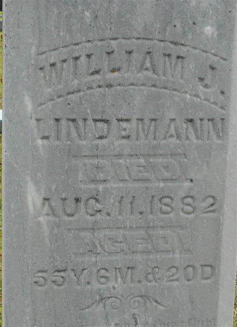 William Janssen Lindemann 1827 1882 Find A Grave Gedenkplek