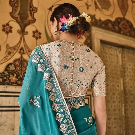 20 Latest Blouse Back Designs To Pair With Your Saree Or Lehenga In