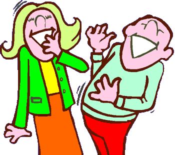 Two People Laughing Cartoon Clip Art Library