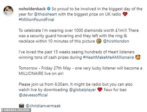 Amanda Holden Poses Completely Naked Covering Her Modesty With A White Fur Blanket Daily